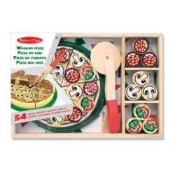 Pizza - Dînette En Bois -Magasin De Jouets pizza dinette en bois 2