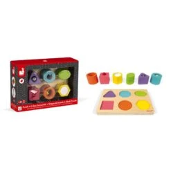 Puzzle 6 Cubes Sensoriels Janod -Magasin De Jouets puzzle 6 cubes sensoriel janod 6
