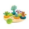 Djeco Woodytwist Jeu D'engrenages -Magasin De Jouets puzzle a engrenage woodytwist