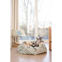 Sac Rangement De Jouets Diamant Bleu - Play And Go -Magasin De Jouets sac rangement de jouets diamant bleu play and go 4