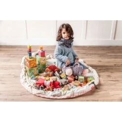 Sac Rangement De Jouets Diamant Rose - Play And Go -Magasin De Jouets sac rangement de jouets diamant rose play and go 11