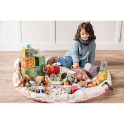 Sac Rangement De Jouets Diamant Rose - Play And Go -Magasin De Jouets sac rangement de jouets diamant rose play and go 2