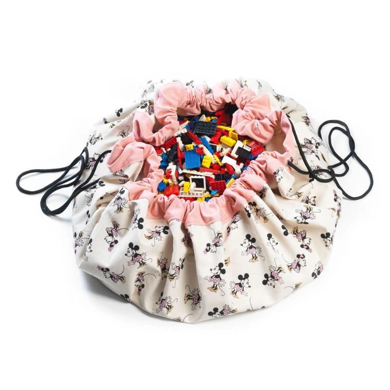 Sac Rangement De Jouets Minnie Gold - Play And Go 3 Sac Rangement De Jouets Minnie Gold - Play And Go