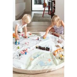 Sac Rangement Tapis Circuit De Trains - Play And Go -Magasin De Jouets sac rangement tapis circuit de trains play and go 3