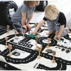 Sac Rangement Tapis Circuit De Voitures - Play And Go -Magasin De Jouets sac rangement tapis circuit de voitures play and go 3
