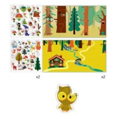 Djeco Stickers Repositionnables La Forêt Magique 5 Djeco Stickers Repositionnables La Forêt Magique -Magasin De Jouets stickers repositionnables la foret magique 1