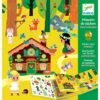 Djeco Stickers Repositionnables La Forêt Magique -Magasin De Jouets stickers repositionnables la foret magique