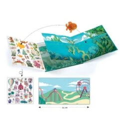 Djeco Stickers Repositionnables Les Aventures En Mer -Magasin De Jouets stickers repositionnables les aventures en mer 1