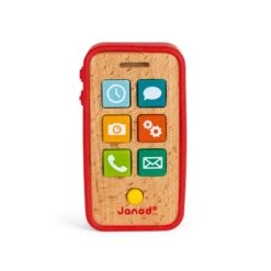 Janod Téléphone Pour Enfant En Bois Avec Sons -Magasin De Jouets telephone pour enfant en bois avec sons 4