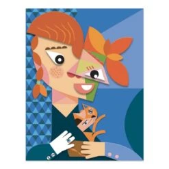 Têtes Au Carré Collage Collection Inspired By - Djeco -Magasin De Jouets tetes au carre collage collection inspired by djeco 2