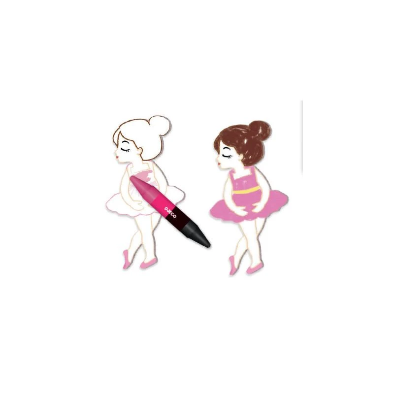 Djeco Un Monde à Créer, Filles - Pochoirs, Coloriages Et Collages 4 Djeco Un Monde à Créer, Filles - Pochoirs, Coloriages Et Collages – Image 2