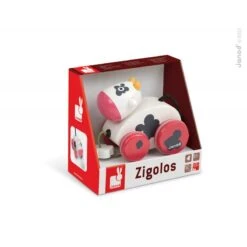 Janod Vache à Promener Zigolos -Magasin De Jouets vache a promener zigolos 2