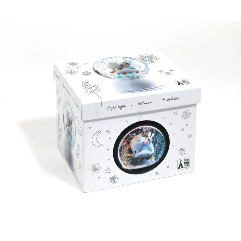 Djeco Veilleuse Boule à Neige Lila & Pupi 6 Djeco Veilleuse Boule à Neige Lila & Pupi – Image 4