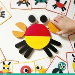 Djeco Ze Geoanimo - Jeu De Formes Et Couleurs - 3 Ans -Magasin De Jouets ze geoanimo jeu de construction 3 ans 10