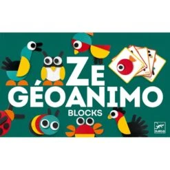 Djeco Ze Geoanimo - Jeu De Formes Et Couleurs - 3 Ans -Magasin De Jouets ze geoanimo jeu de construction 3 ans 12